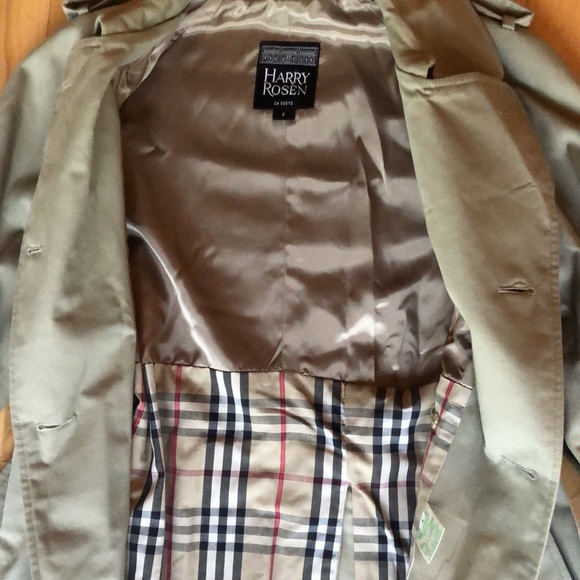 Harry Rosen Trench Coat - Picture 3 of 6